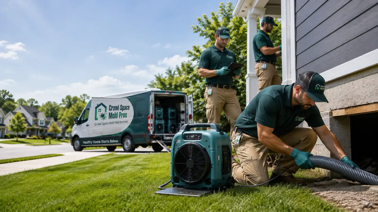 Crawl Space Mold Removal in Whipple, OH